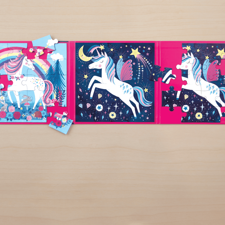 Magical Unicorn Magnetic Puzzle - Merry PigletsMudpuppy