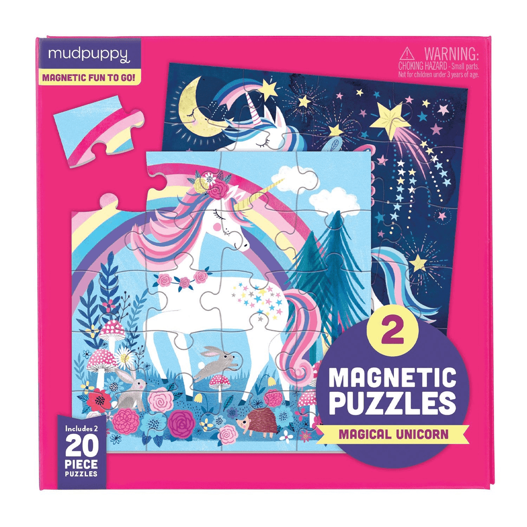 Magical Unicorn Magnetic Puzzle - Merry PigletsMudpuppy