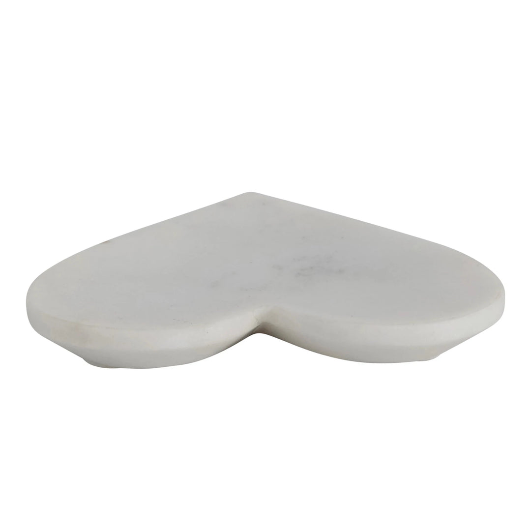 Marble Heart Dish - Merry PigletsCreative Co - Op