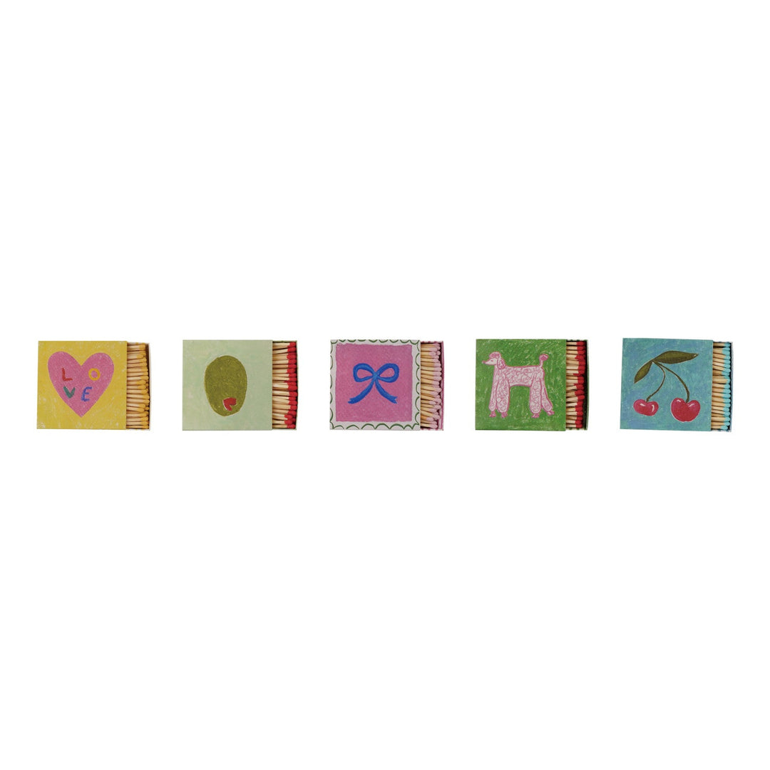 Matches in Fun Matchbox - Merry PigletsCreative Co-Op