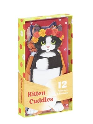 Kitten Cuddles Notecards - Merry Piglets