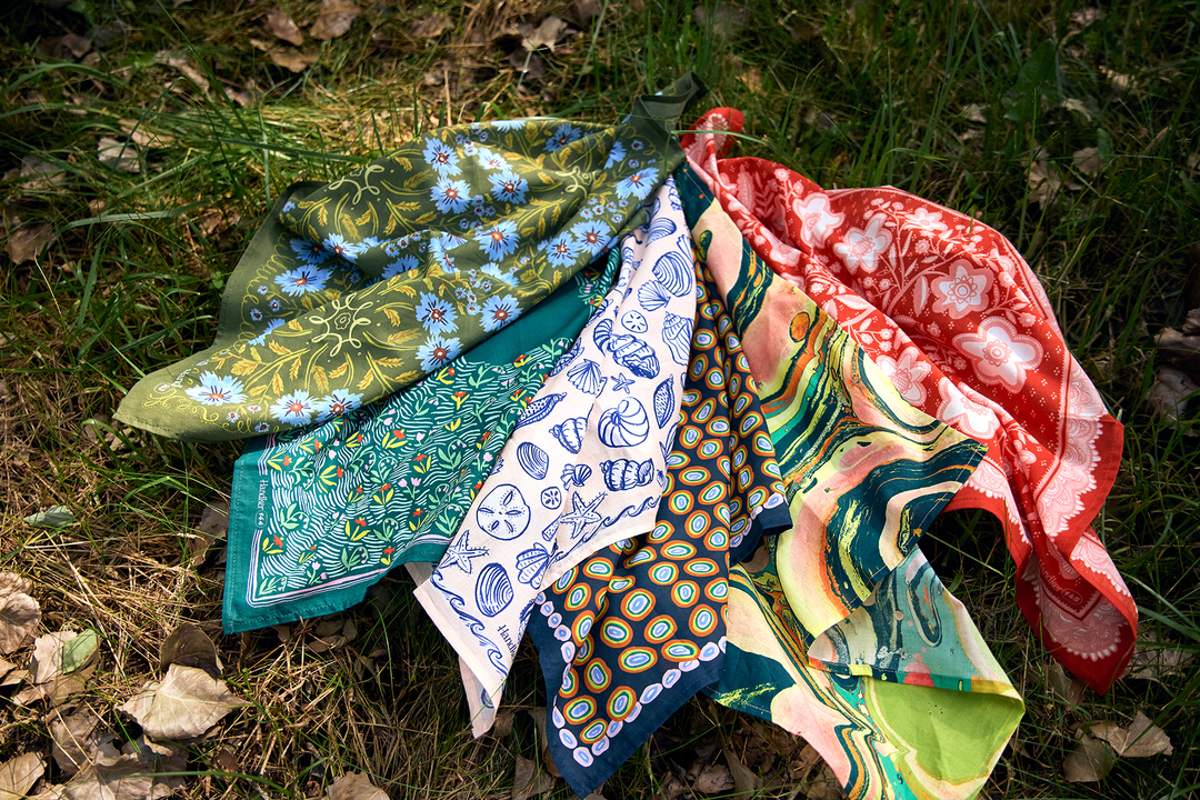 Meadow Bandana - Merry PigletsHandker Bandanas