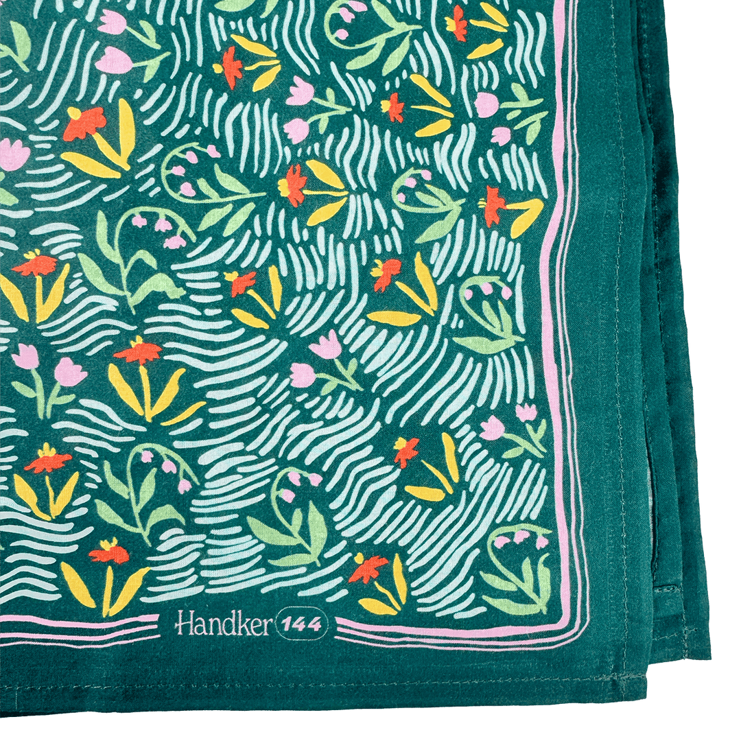 Meadow Bandana - Merry PigletsHandker Bandanas