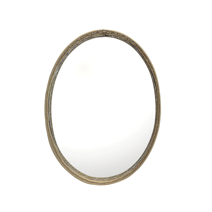 Metal Filagree Tray w/ Mirror - Merry PigletsCreative Co - Op