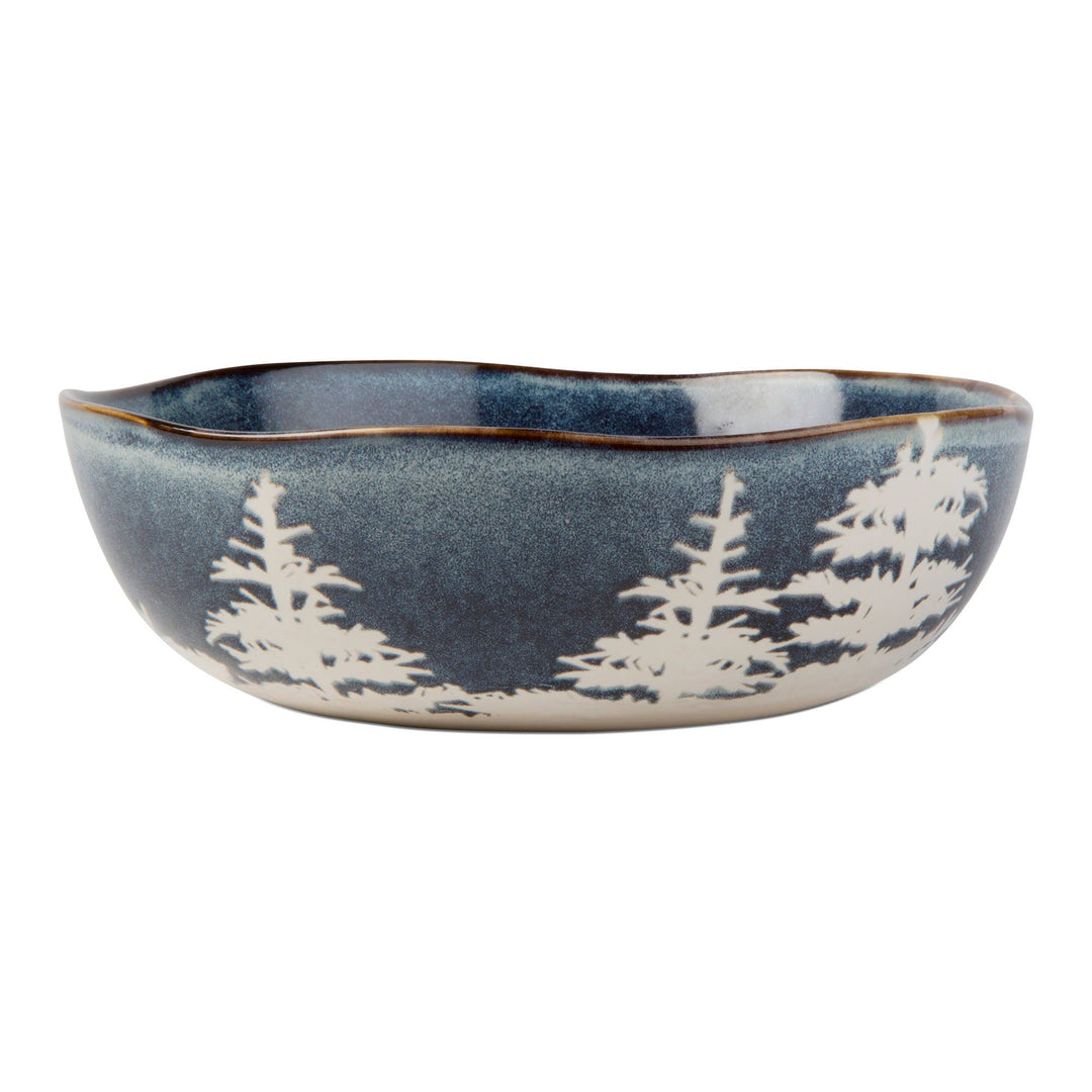 Midnight Blue Forest Serving Bowl - Merry Pigletstag