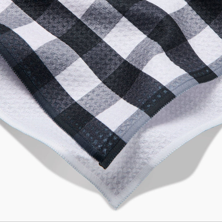Midnight Flannel Towel - Merry PigletsGeometry
