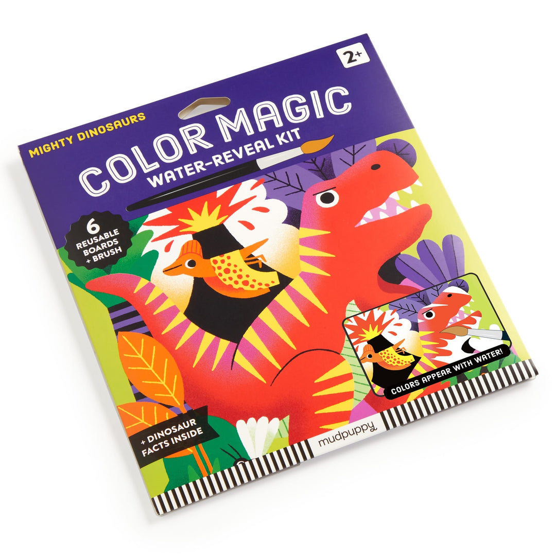Mighty Dinosaurs Color Magic Water-Reveal Kit - Merry PigletsMudpuppy