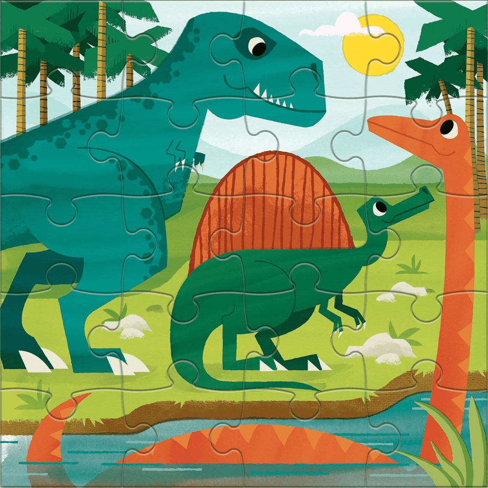 Mighty Dinosaurs Magnetic Puzzle - Merry PigletsMudpuppy