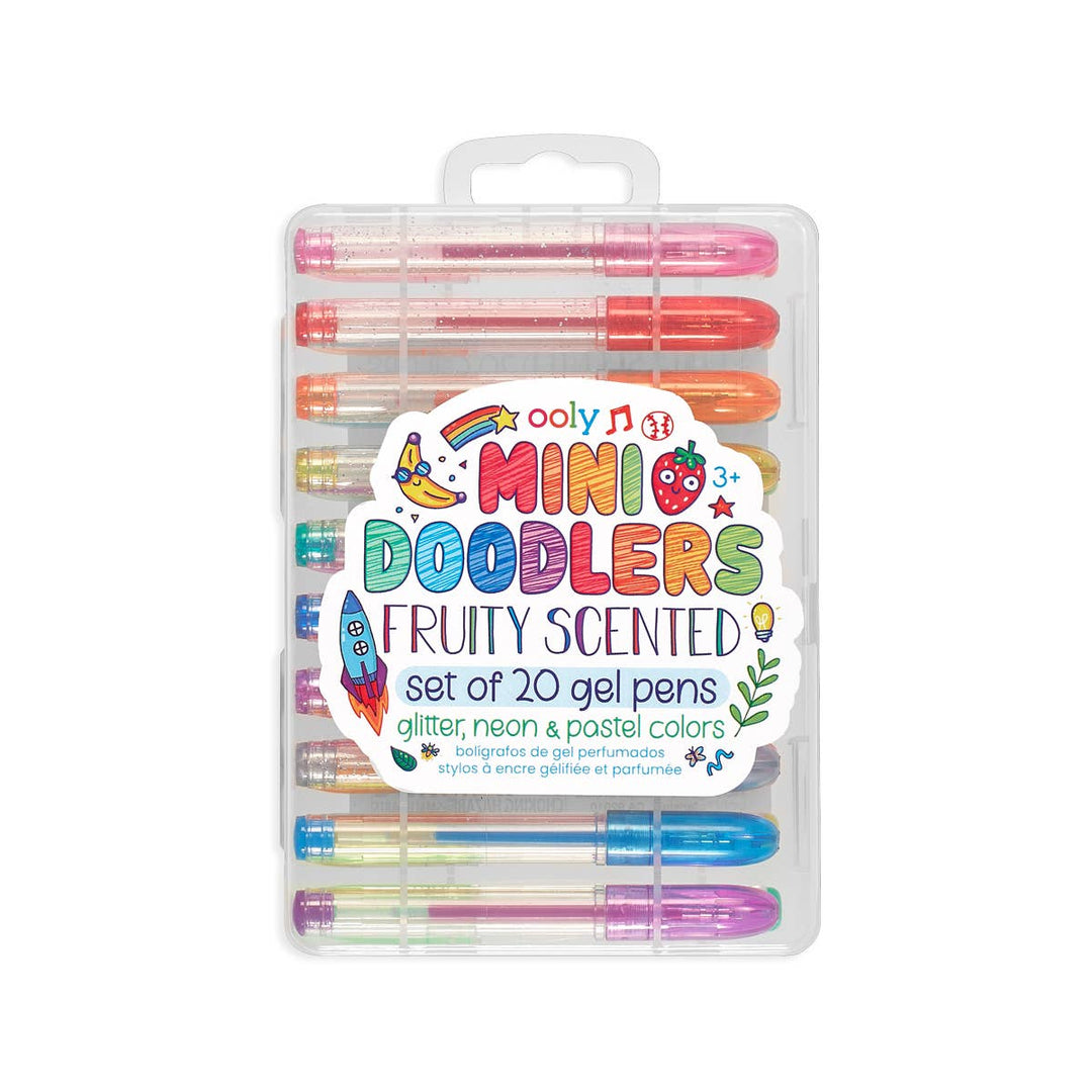 Mini Doodlers: Fruity Scented Gel Pens - Merry PigletsOOLY