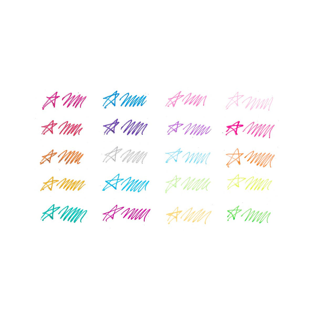 Mini Doodlers: Fruity Scented Gel Pens - Merry PigletsOOLY