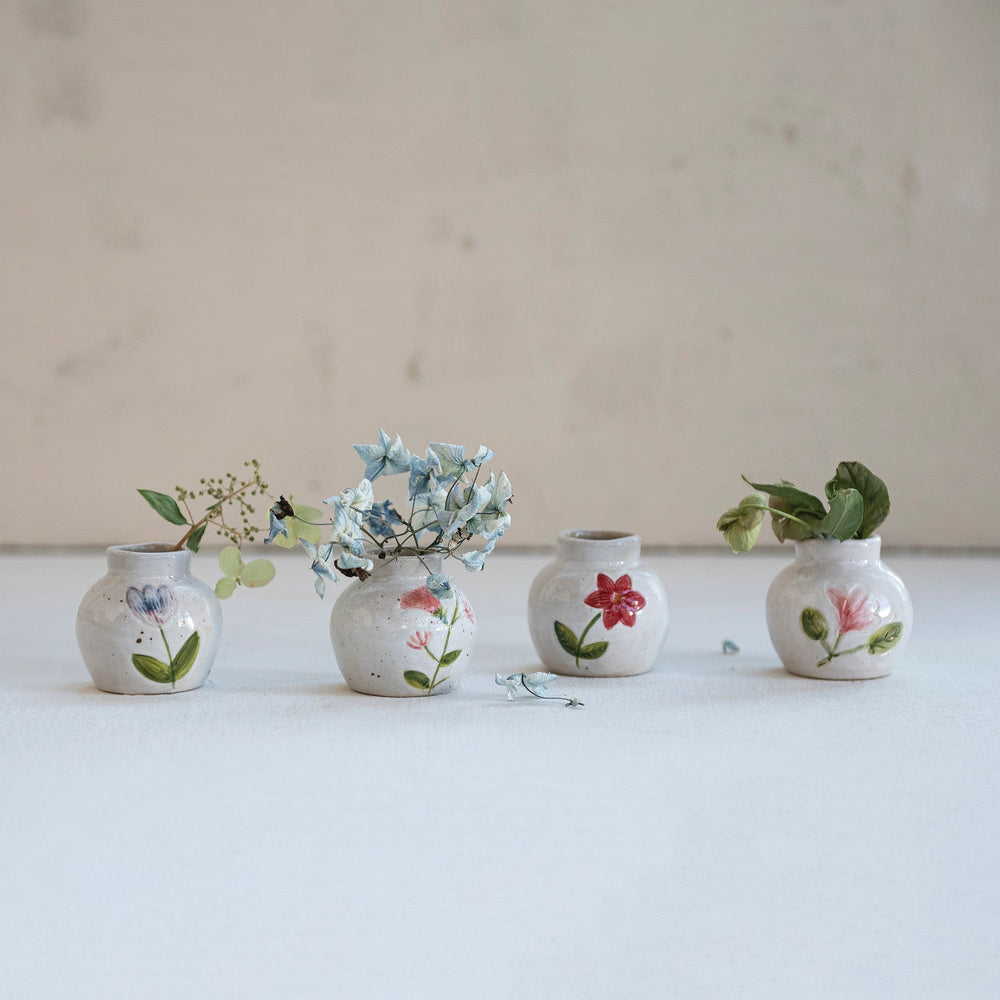 Mini Flower Vase - Merry PigletsCreative Co-Op