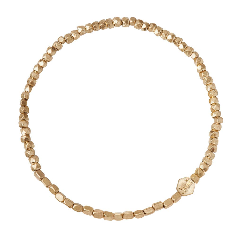 Mini Gold Metal Stacking Bracelet - Merry PigletsScout Curated Wears