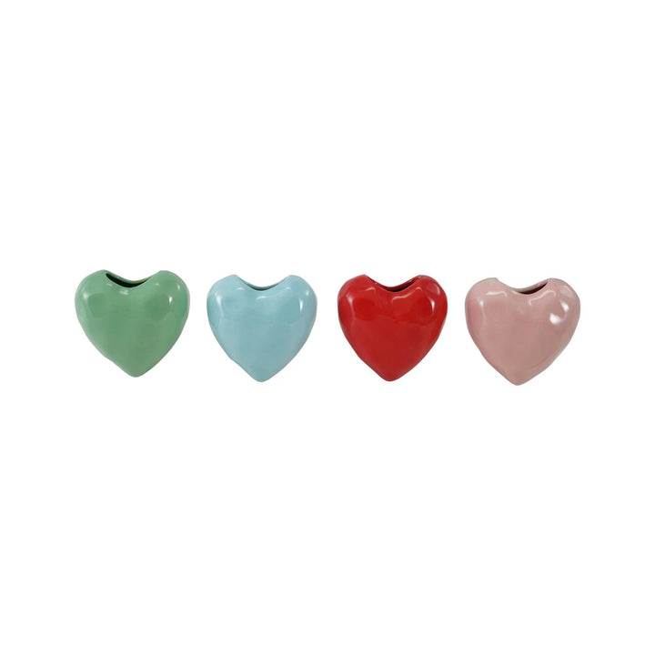 Mini Heart Magnetic Vase - Merry PigletsCreative Co - Op