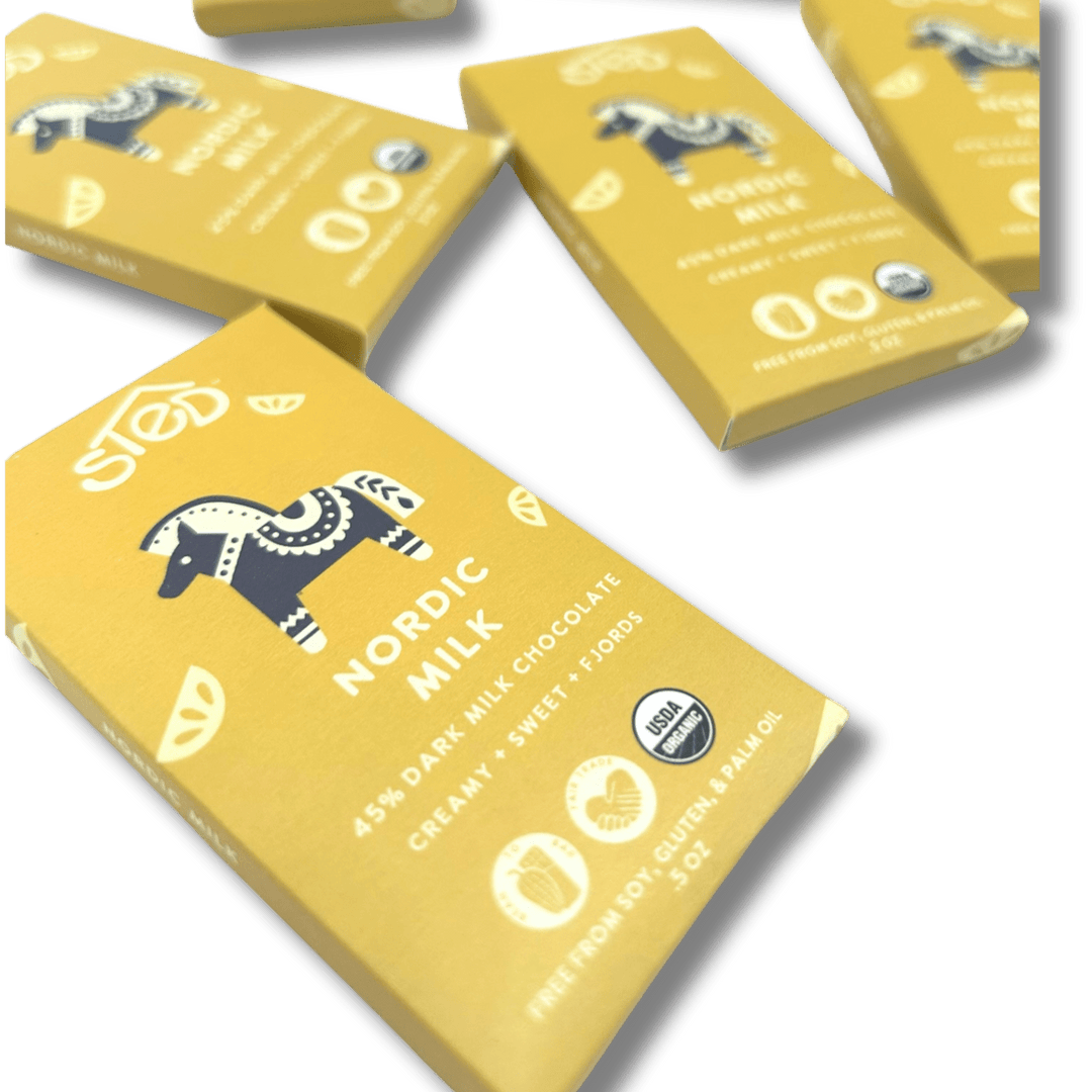 Mini Nordic Milk Chocolate Bar - Merry PigletsSted Foods