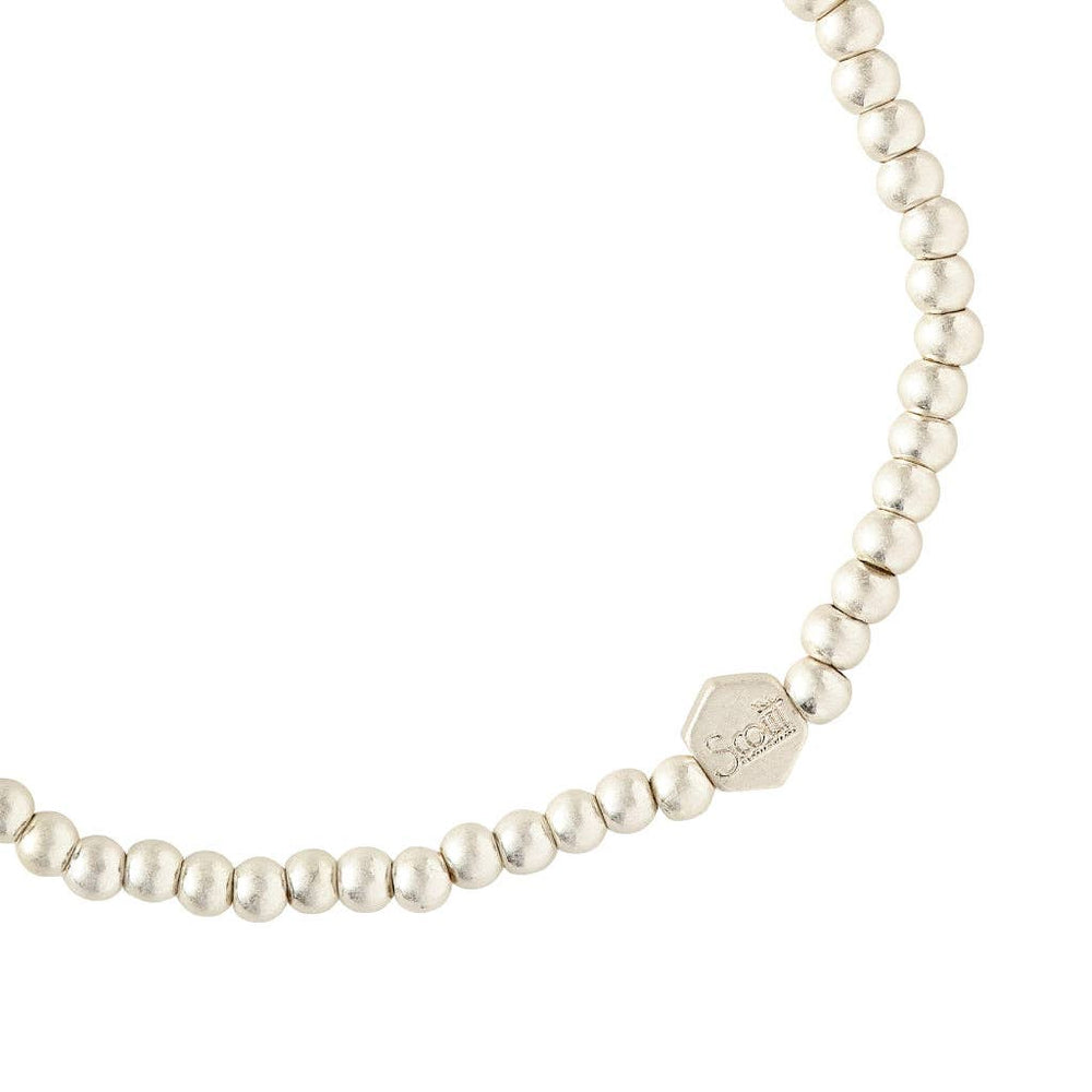Mini Silver Beads Stacking Bracelet - Merry PigletsScout Curated Wears