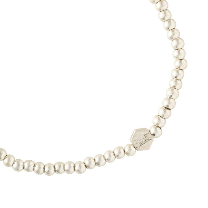 Mini Silver Beads Stacking Bracelet - Merry PigletsScout Curated Wears