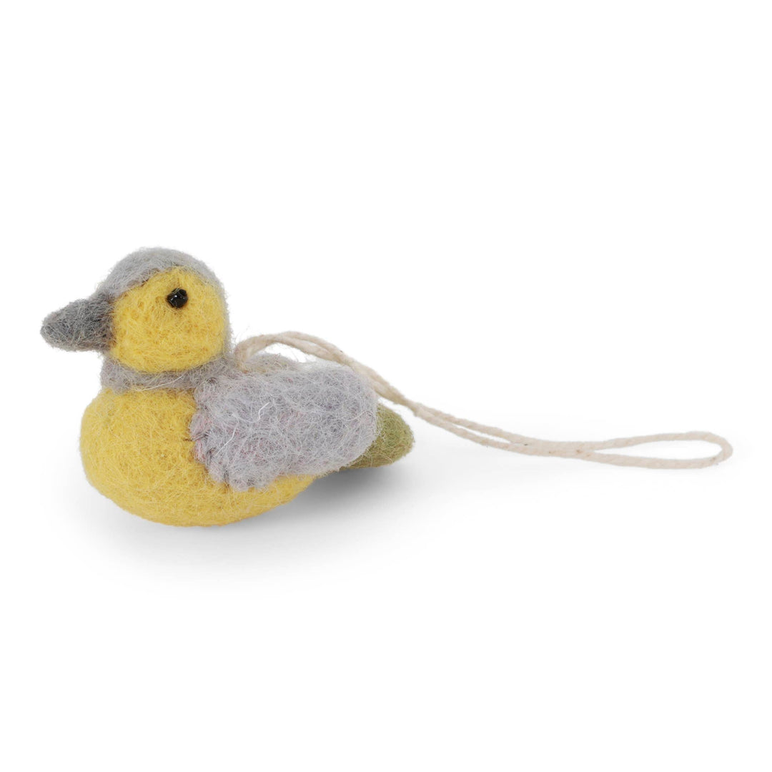 Mini Sparrow Wool Ornament - Merry PigletsGry and Sif