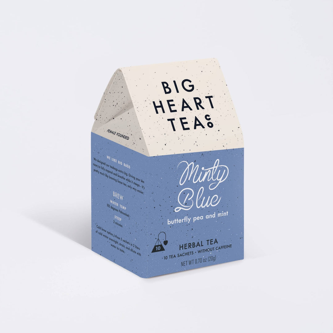 Minty Blue Tea Bags - Merry PigletsBig Heart Tea Co.