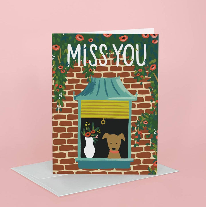 Miss You Greeting Card - Merry PigletsIdlewild Co.