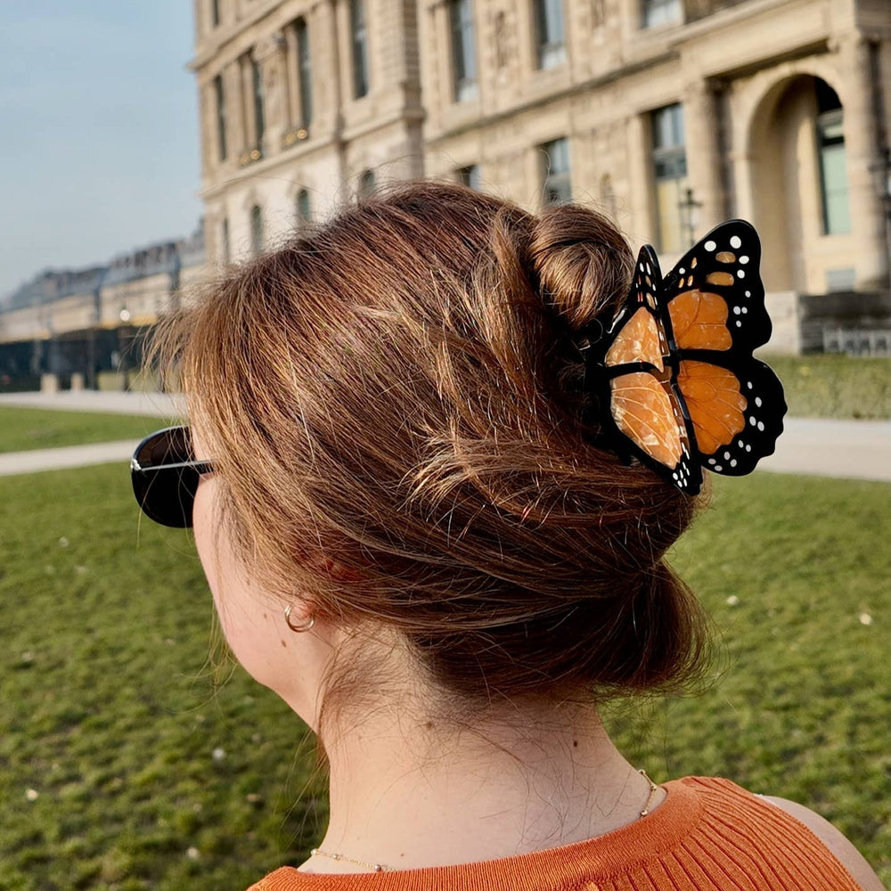 Monarch Butterfly Claw Hair Clip - Merry PigletsSolar Eclipse