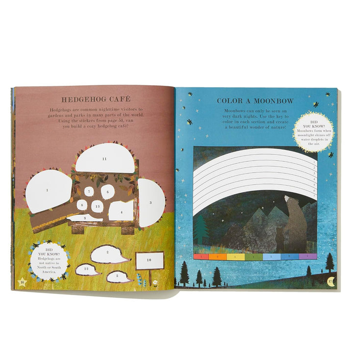 MOON A Peek - Through Activity Book - Merry PigletsPenguin Random House