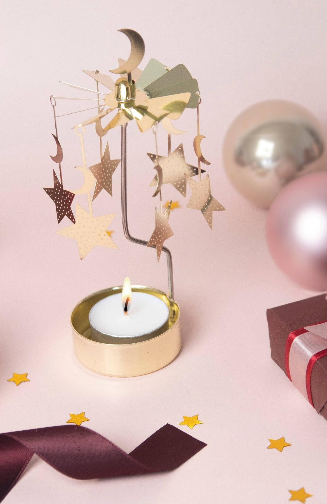 Moon and Stars Angel Chime - Merry PigletsTalla Imports