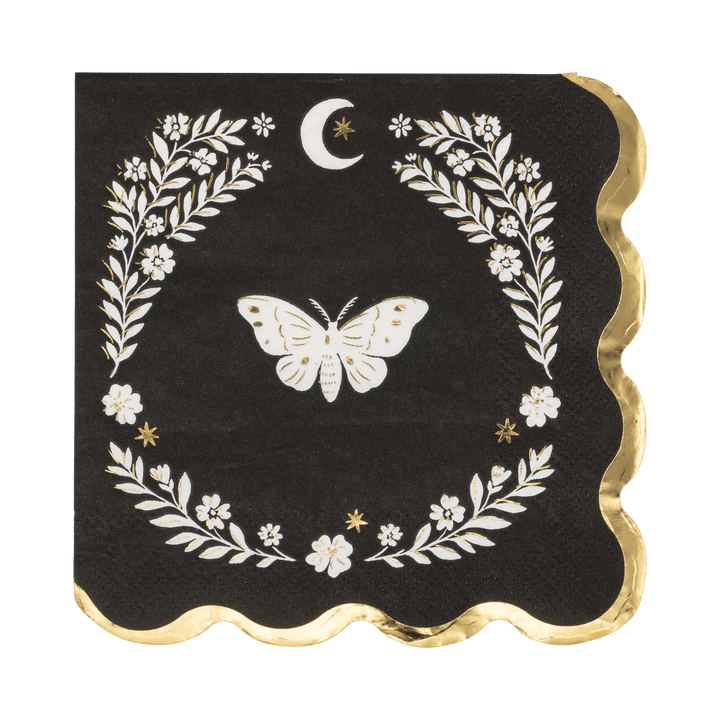 Moonlight Moth Cocktail Napkin - Merry PigletsMy Mind’s Eye