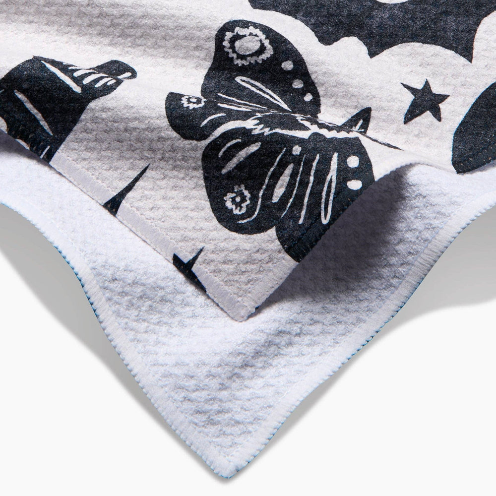 Moths And Things Tea Towel - Merry PigletsGeometry