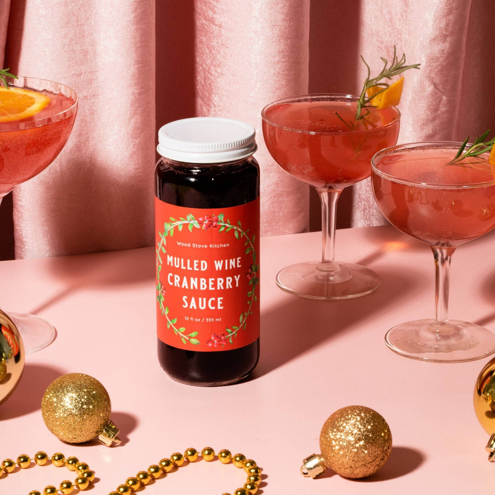 Mulled Wine Cranberry Sauce - Merry PigletsWood Stove Kitchen