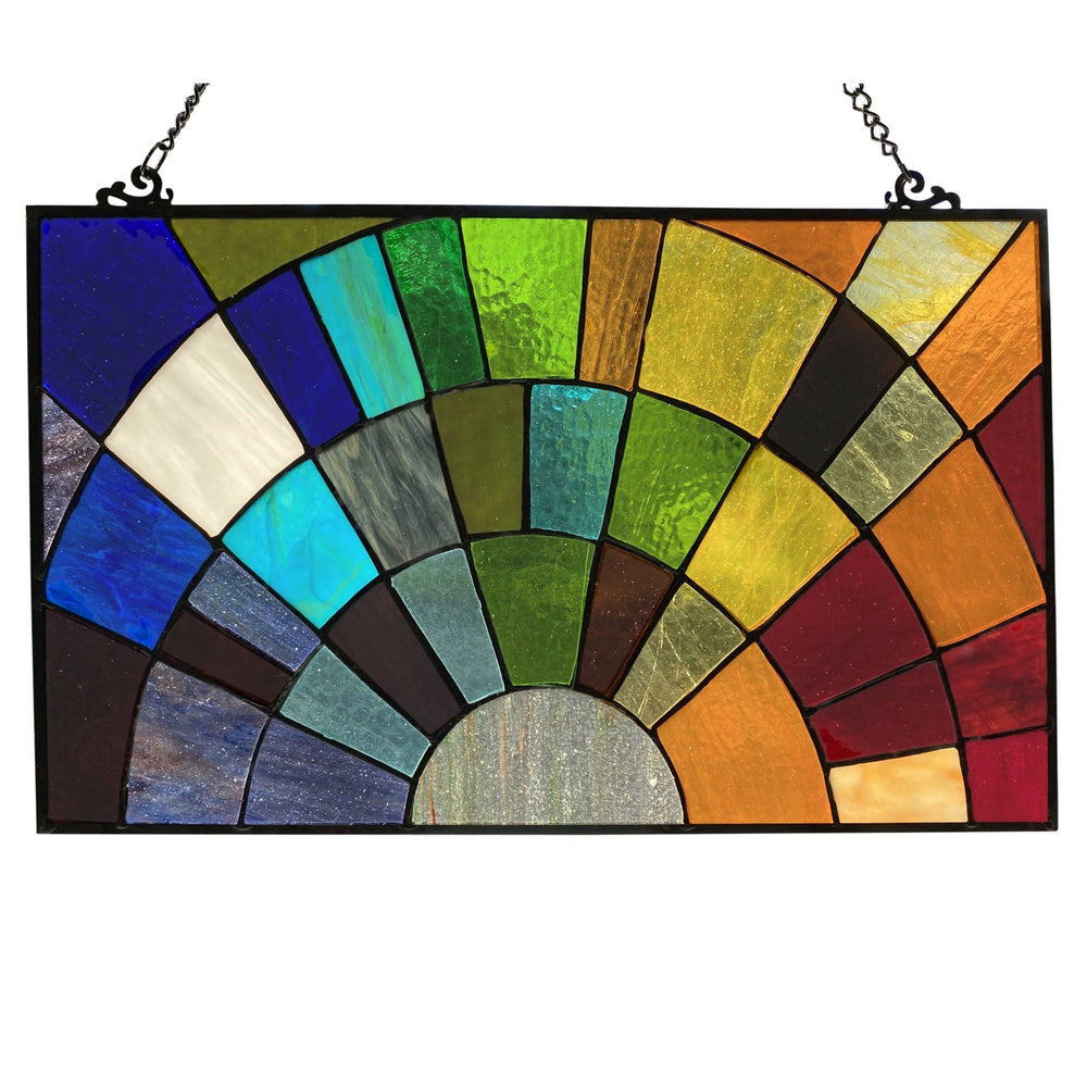 Multicolor Rays of Sunshine Window Panel - Merry PigletsRiver of Goods