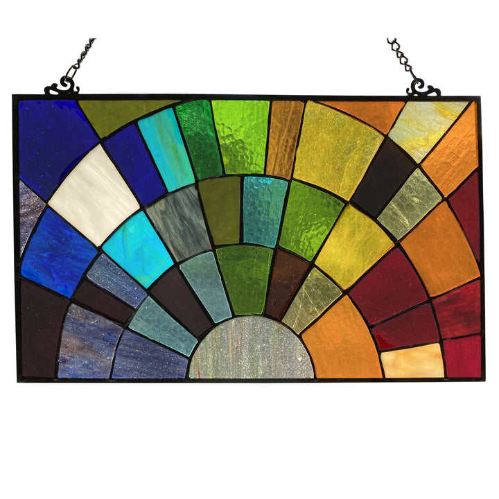 Multicolor Rays of Sunshine Window Panel - Merry PigletsRiver of Goods