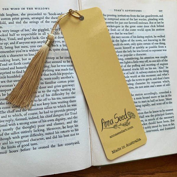Mushroom Book Club Bookmark - Merry PigletsAnna Seed