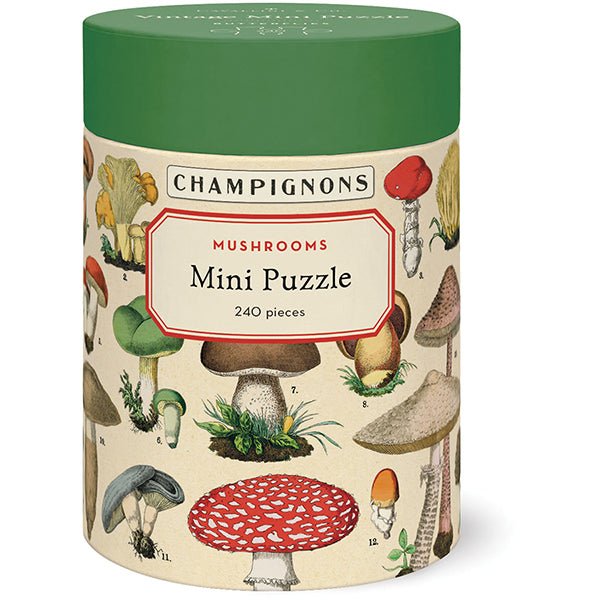 Mushrooms Mini Puzzle - Merry PigletsCavallini Papers & Co.