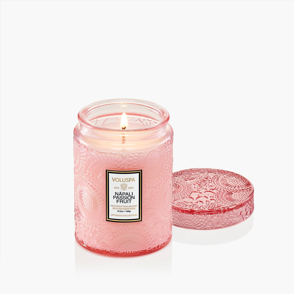 Napali Passion Fruit Small Jar Candle - Merry PigletsVoluspa