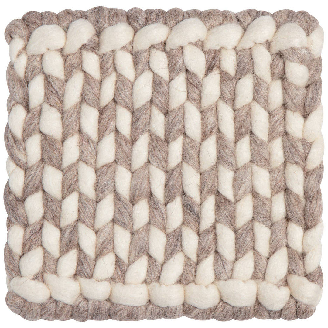 Natural Braided Wool Trivet - Merry PigletsDanica Heirloom
