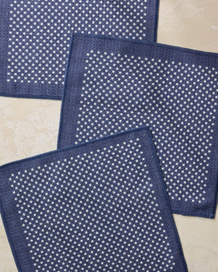 Navy Valor Dishcloth Set - Merry PigletsGeometry