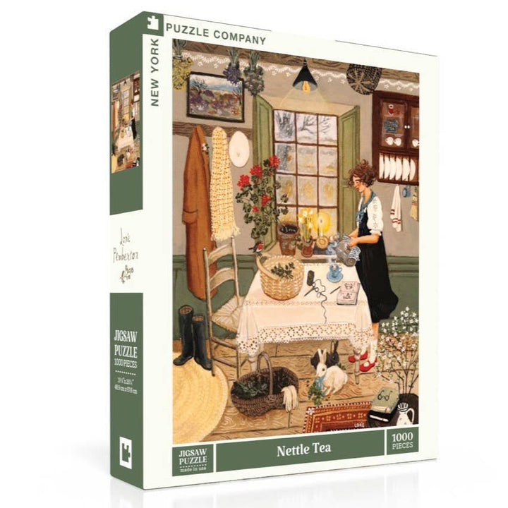 Nettle Tea 1000 Piece Puzzle - Merry PigletsNew York Puzzle Company