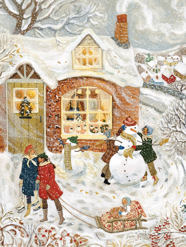 Nor'easter 750 Piece Puzzle - Merry PigletsNew York Puzzle Company