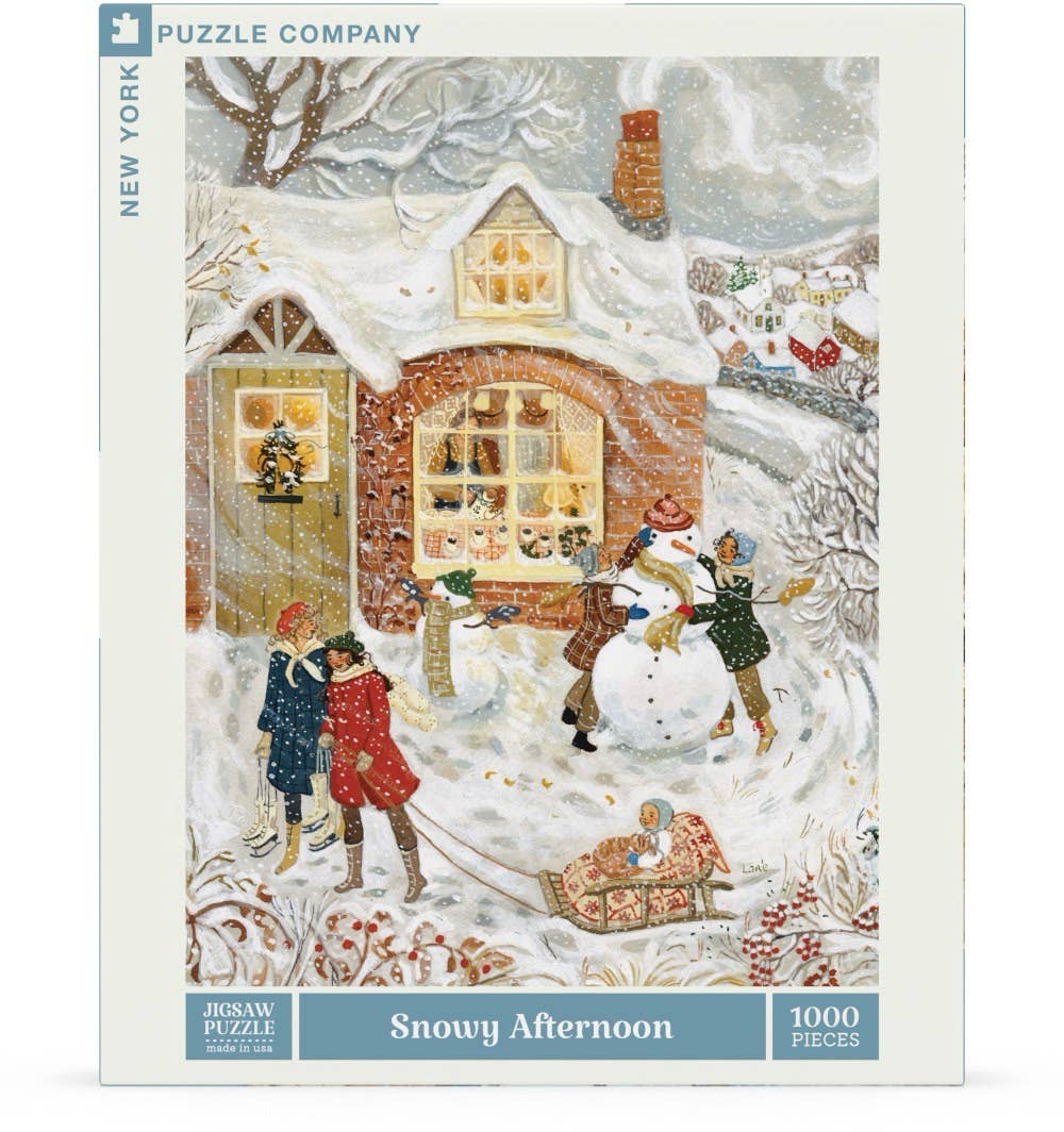 Nor'easter 750 Piece Puzzle - Merry PigletsNew York Puzzle Company