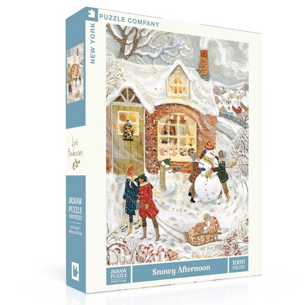 Nor'easter 750 Piece Puzzle - Merry PigletsNew York Puzzle Company