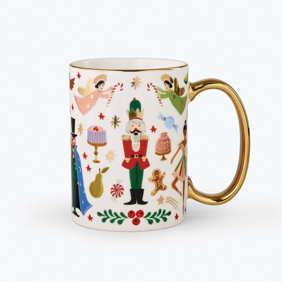 Nutcracker Porcelain Mug - Merry PigletsRifle Paper Co.