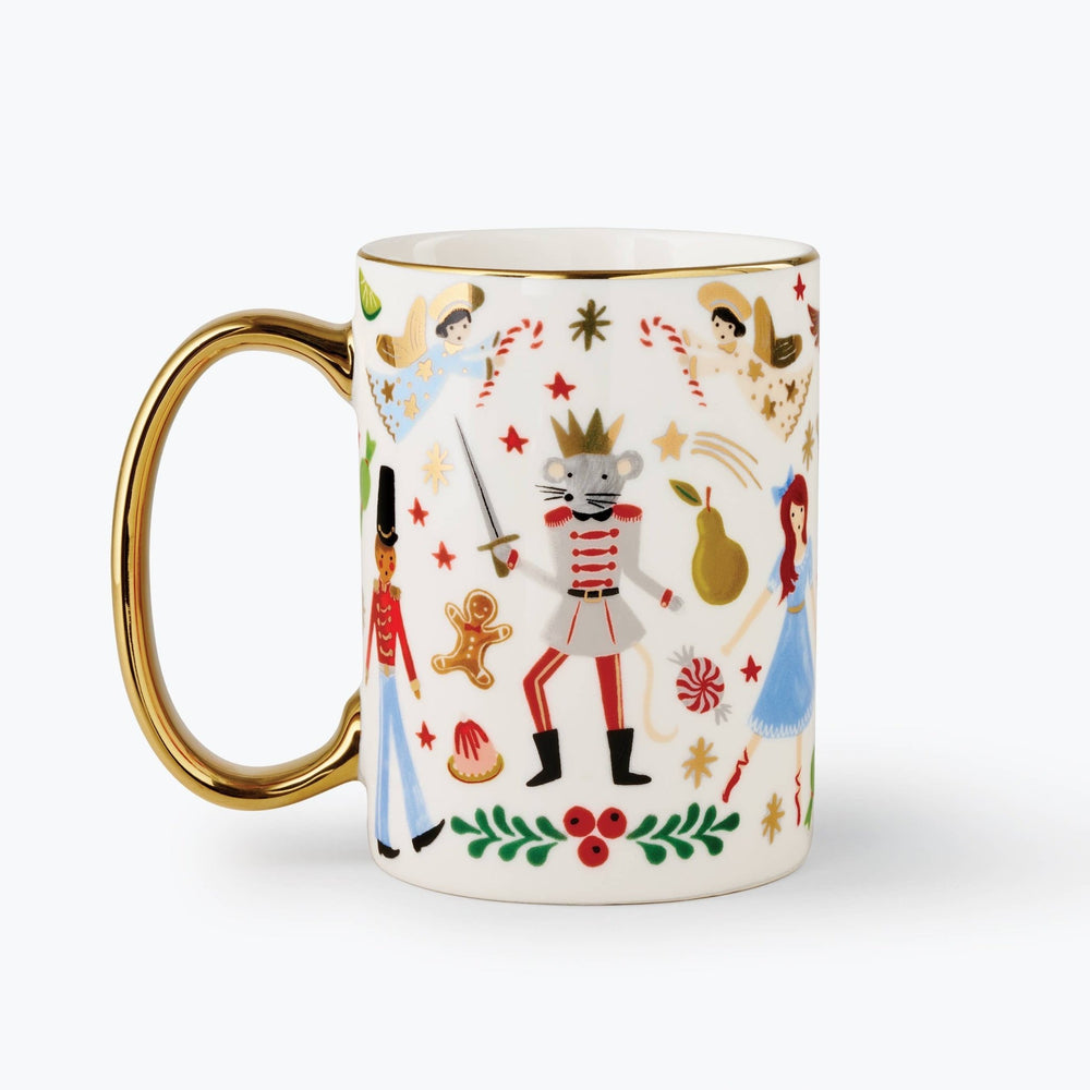Nutcracker Porcelain Mug - Merry PigletsRifle Paper Co.