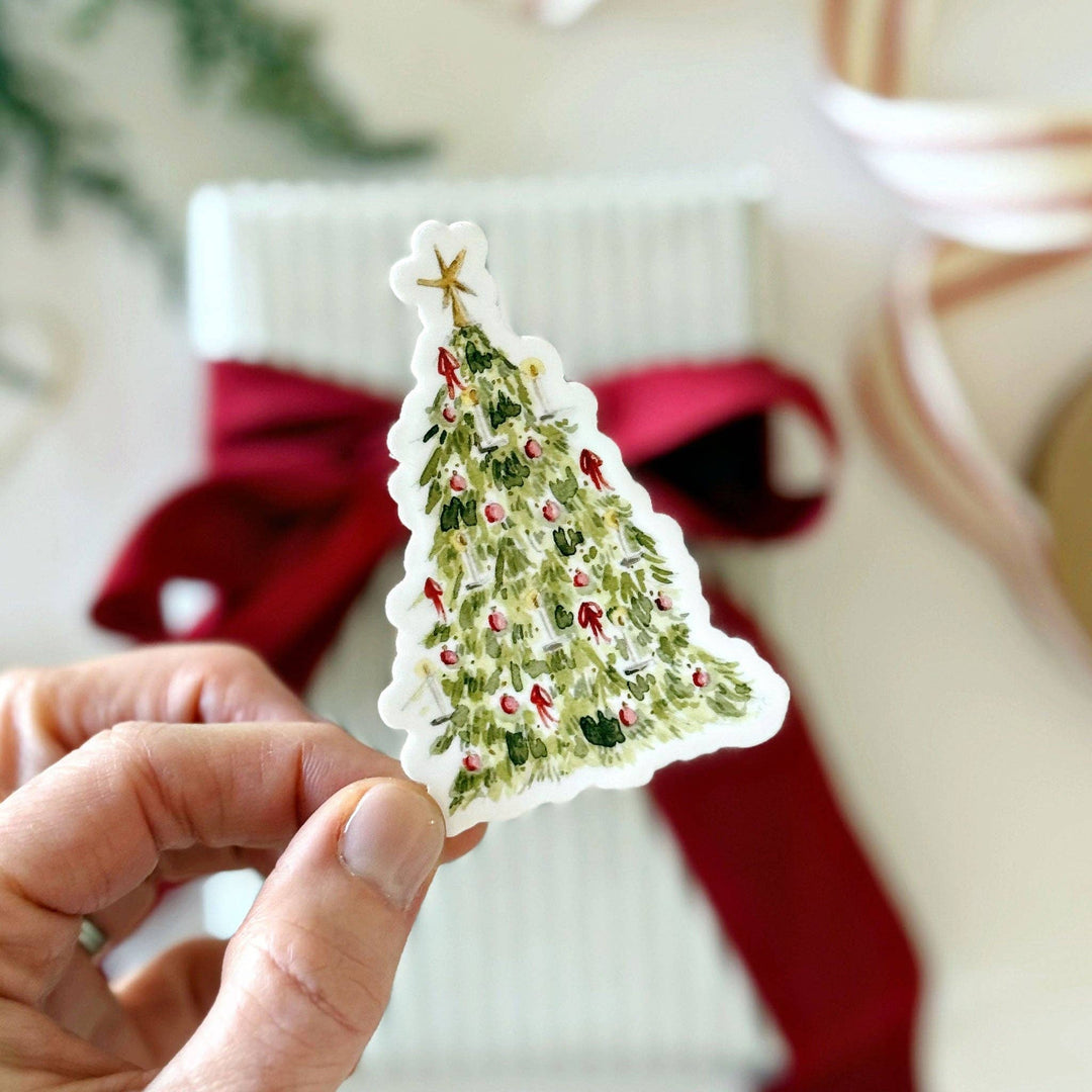 Nutcracker Tree Sticker - Merry Pigletsemily lex studio