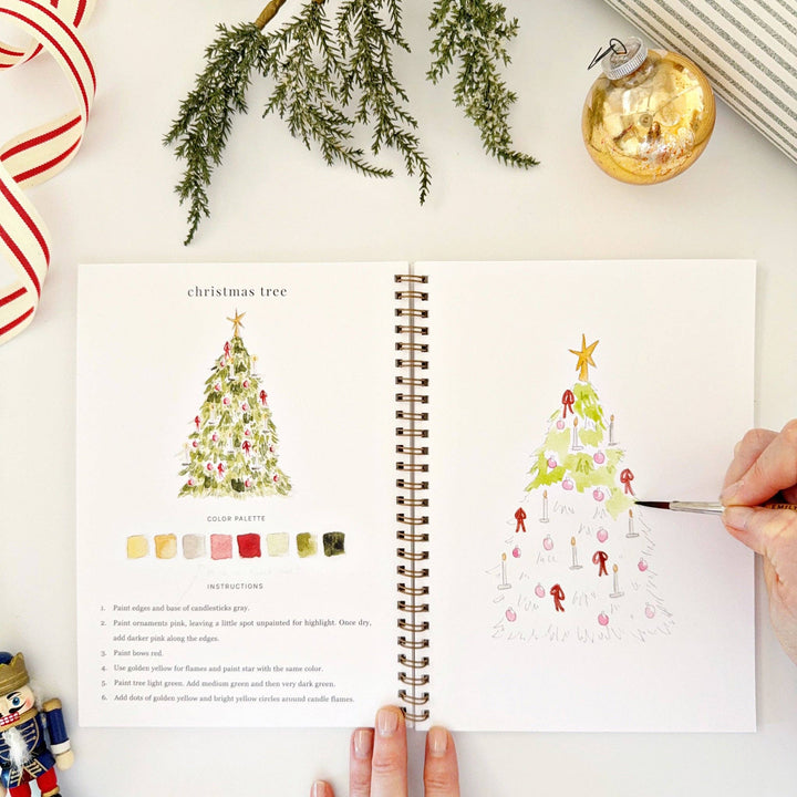 Nutcracker Watercolor Workbook - Merry Pigletsemily lex studio