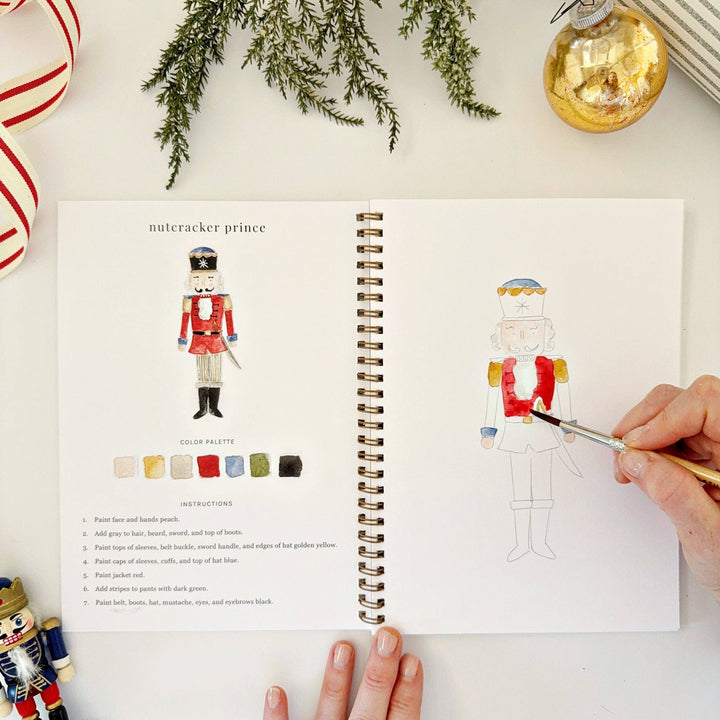 Nutcracker Watercolor Workbook - Merry Pigletsemily lex studio