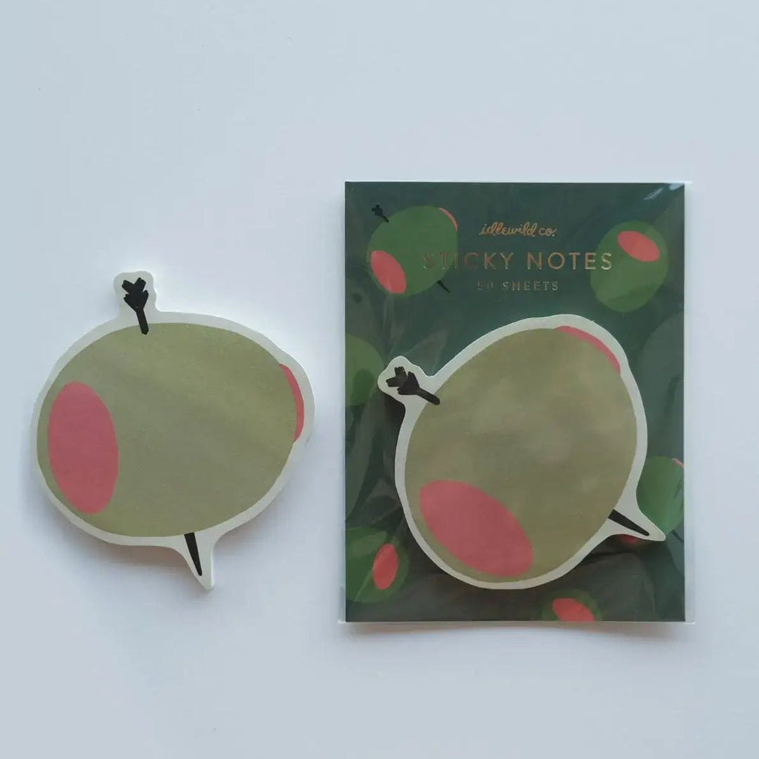 Olive Sticky Notes - Merry PigletsIdlewild Co.