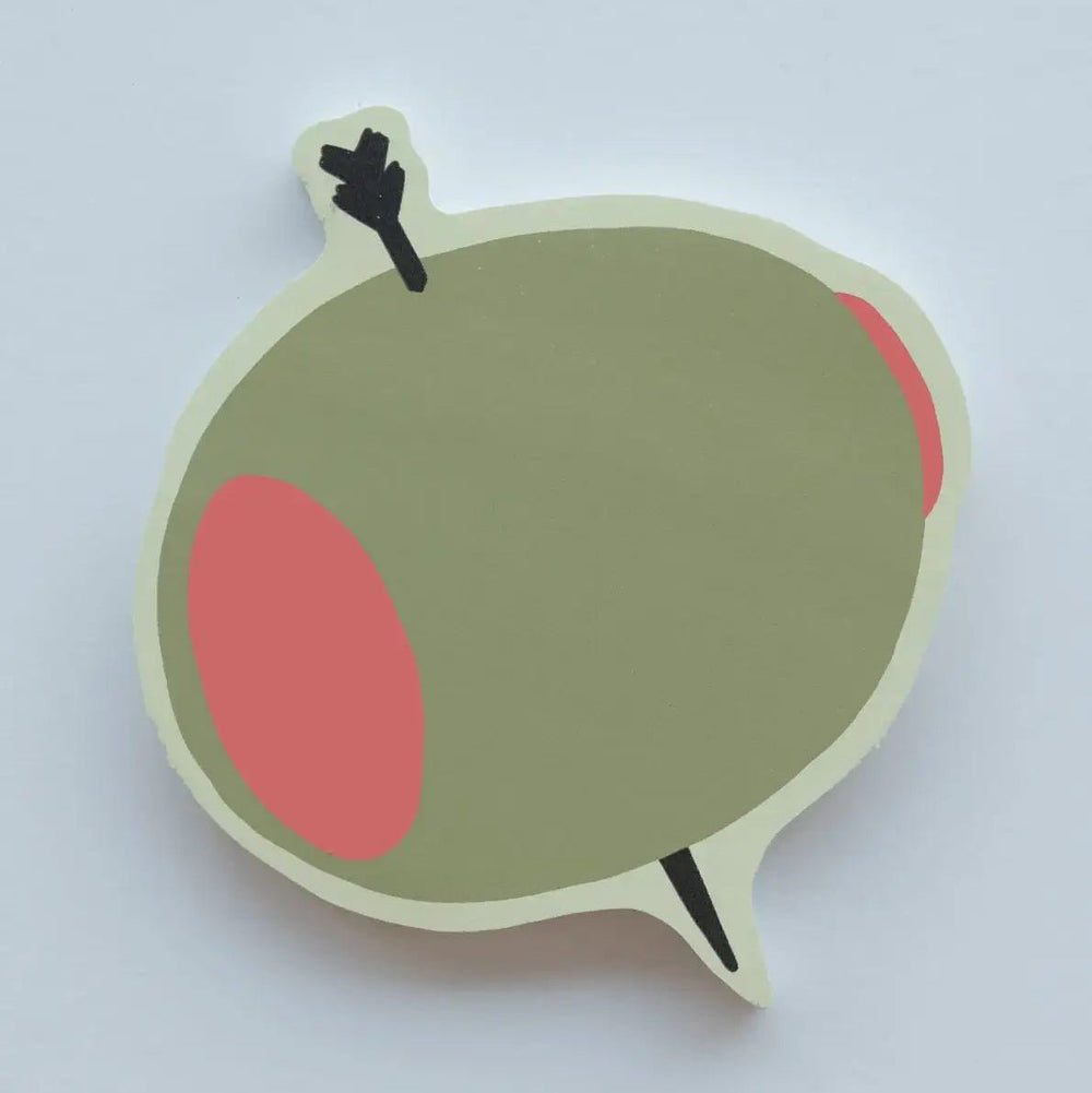Olive Sticky Notes - Merry PigletsIdlewild Co.
