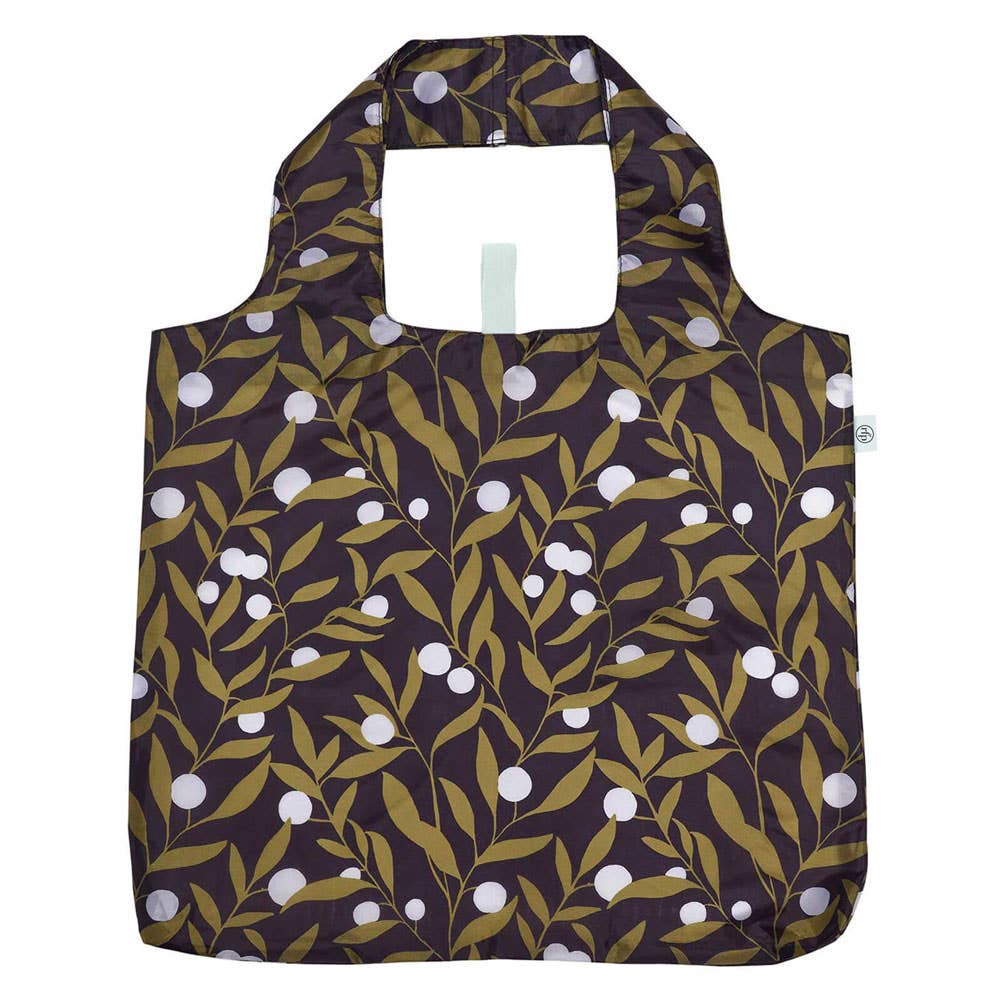 Olive Time Reusable Shopping Bag - Merry Pigletsrockflowerpaper