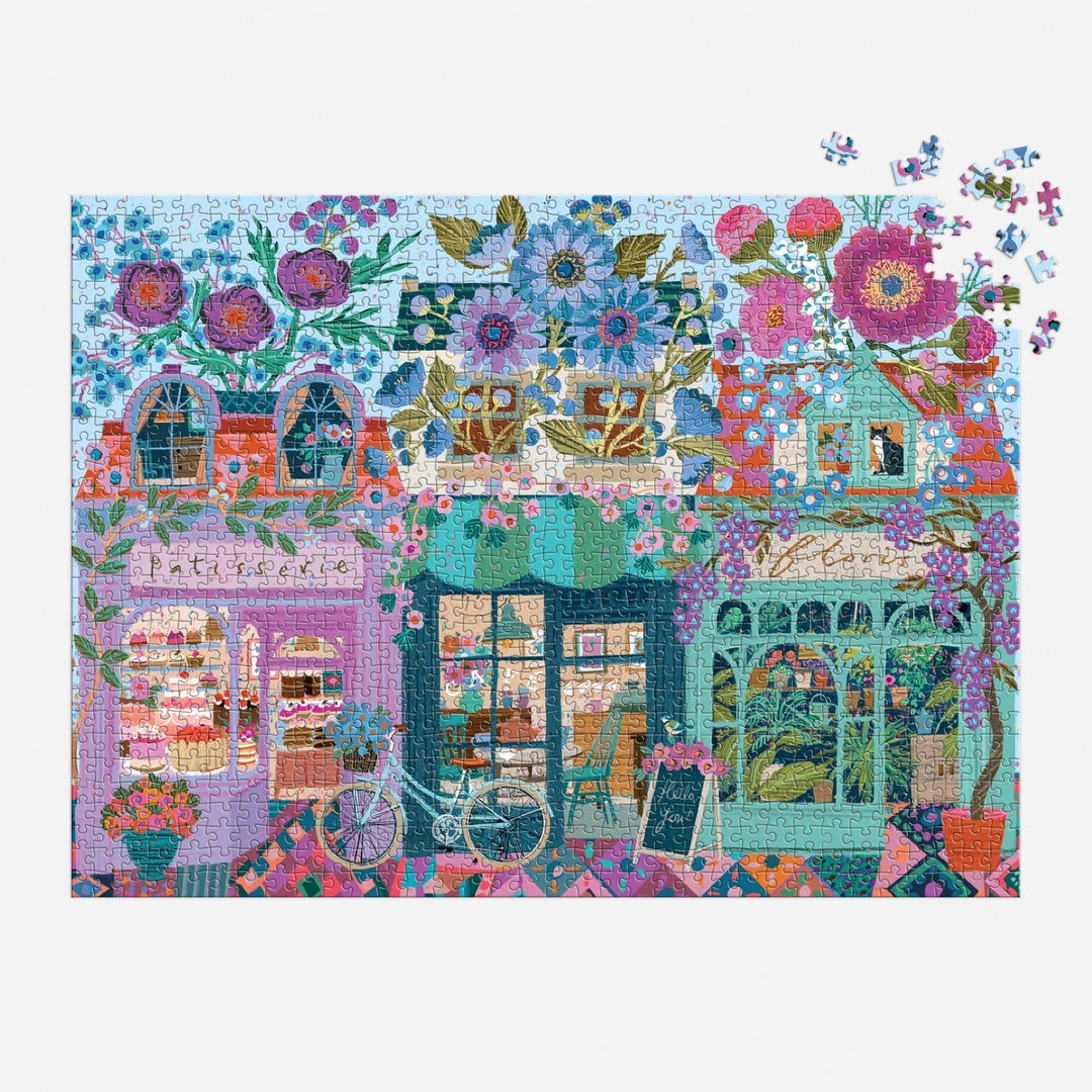Open for Blossoms 1000 Piece Puzzle - Merry PigletsGalison