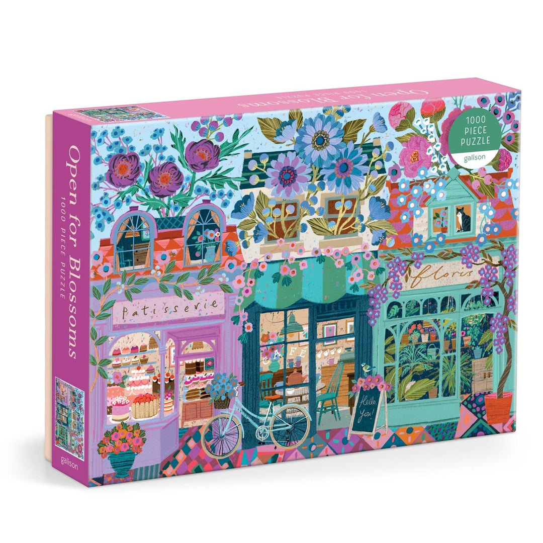 Open for Blossoms 1000 Piece Puzzle - Merry PigletsGalison